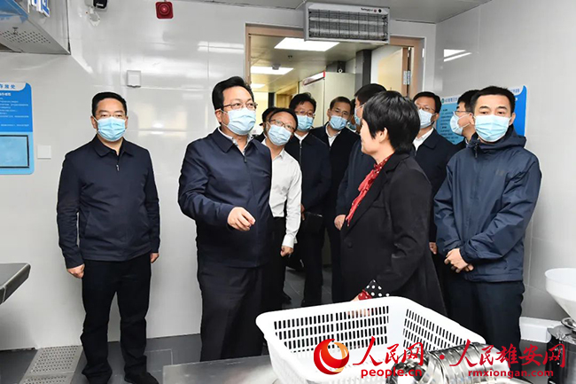 張國華調研容城縣、容西片區及千年秀林安全生產工作。劉向陽攝