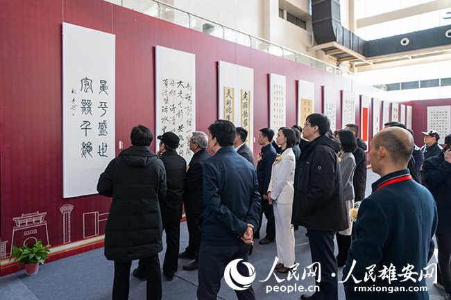 圖為作品展現場。薛志勇攝