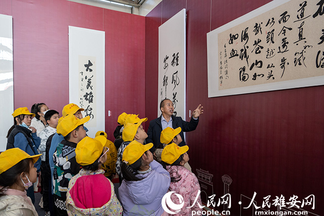 圖為作品展現場。薛志勇攝