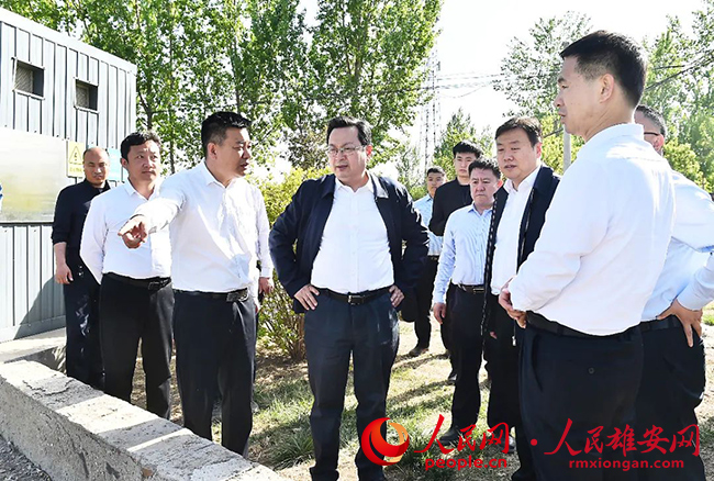 張國華在容城縣、安新縣調研白洋淀生態治理保護工作參加“大走訪——問題解決月”活動。劉向陽攝