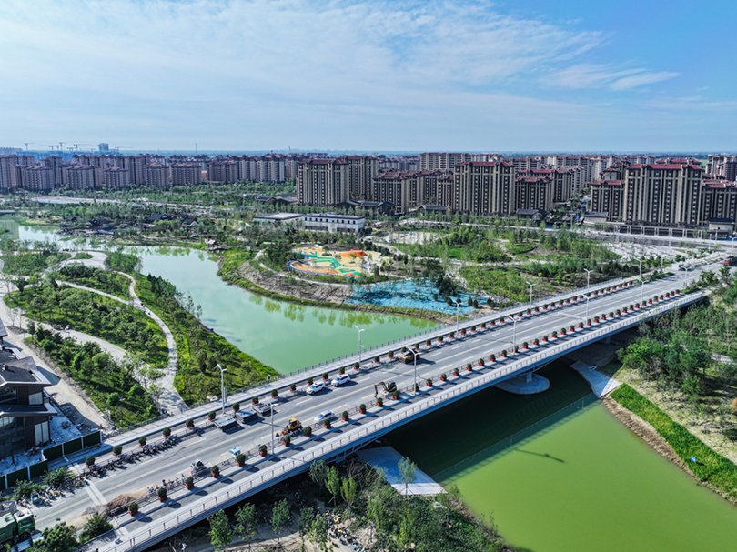 云溪公園落成 雄安新區再添生態綠廊 