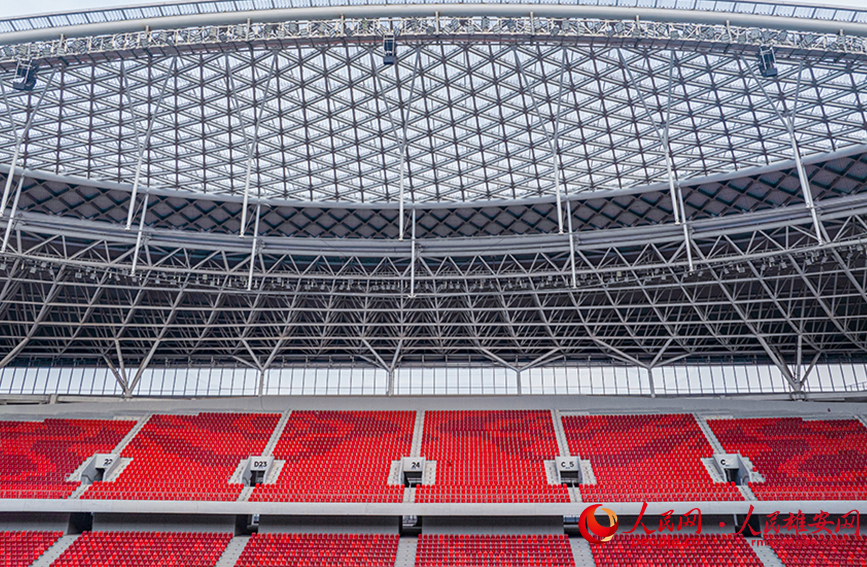 雄安體育場。人民網記者 李兆民攝