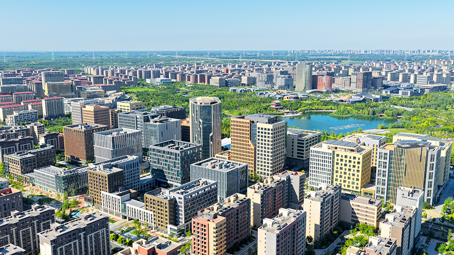 雄安新區容東片區。齊鑫攝