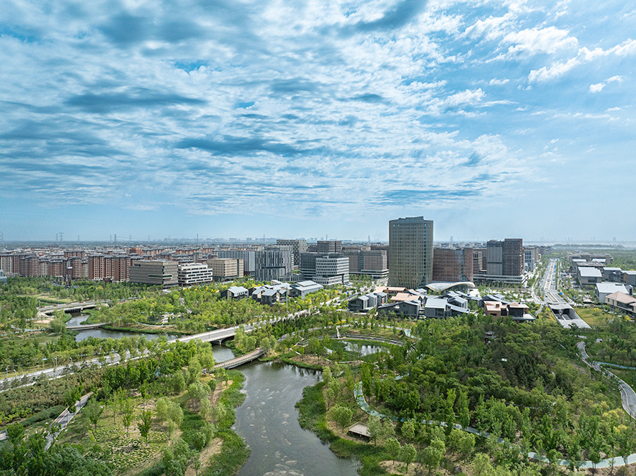 雄安新區容東片區。李兆民攝