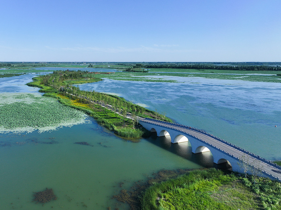 燕南堤。胡忠攝