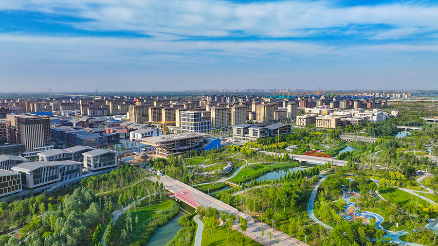 雄安新區容東片區。雄安新區宣傳網信局供圖