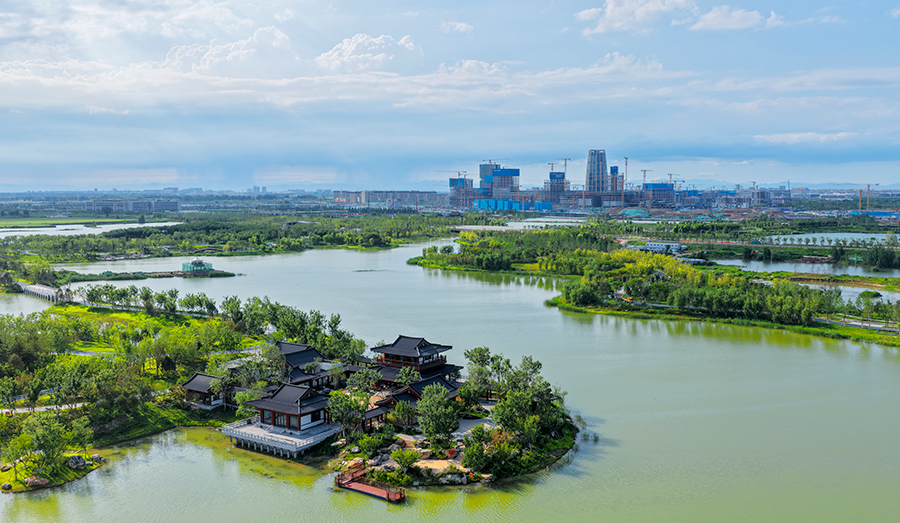 雄安新區啟動區。齊鑫攝