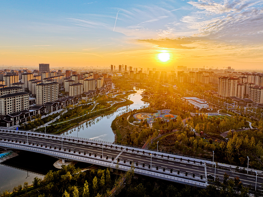 雄安新區容西片區。胡忠攝
