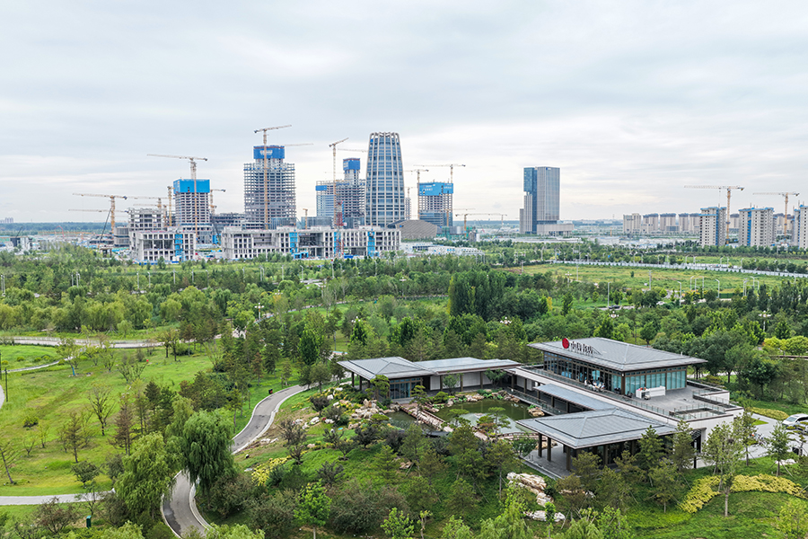 位于雄安新區啟動區的中信書店。胡忠攝