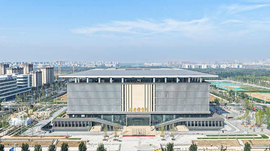 雄安圖書館。胡忠攝