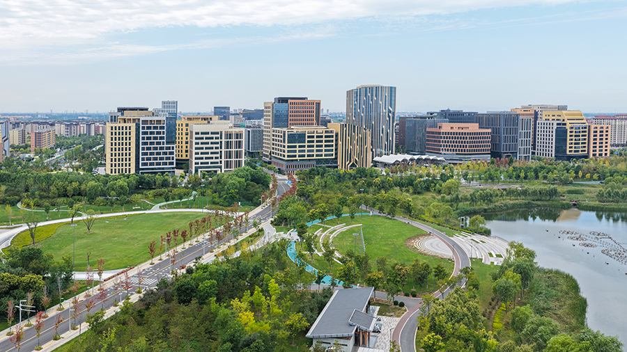 雄安新區容東片區。胡忠攝