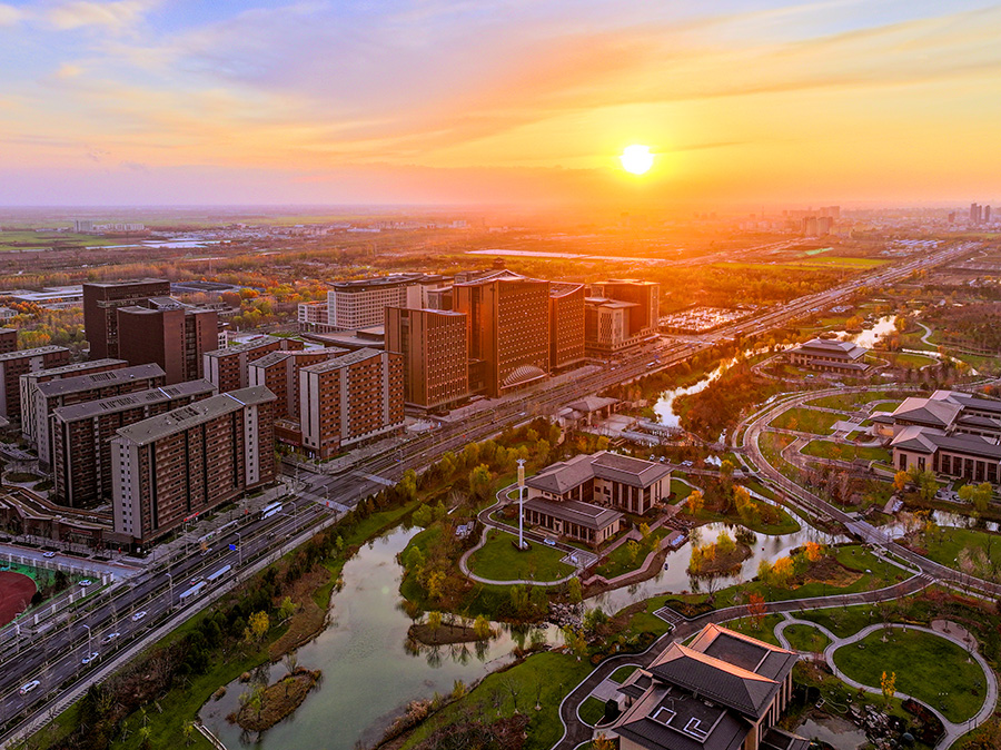 雄安新區容東片區。胡忠攝