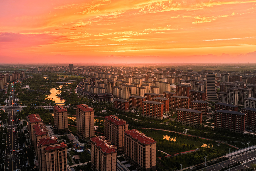 雄安新區容西片區。胡忠攝