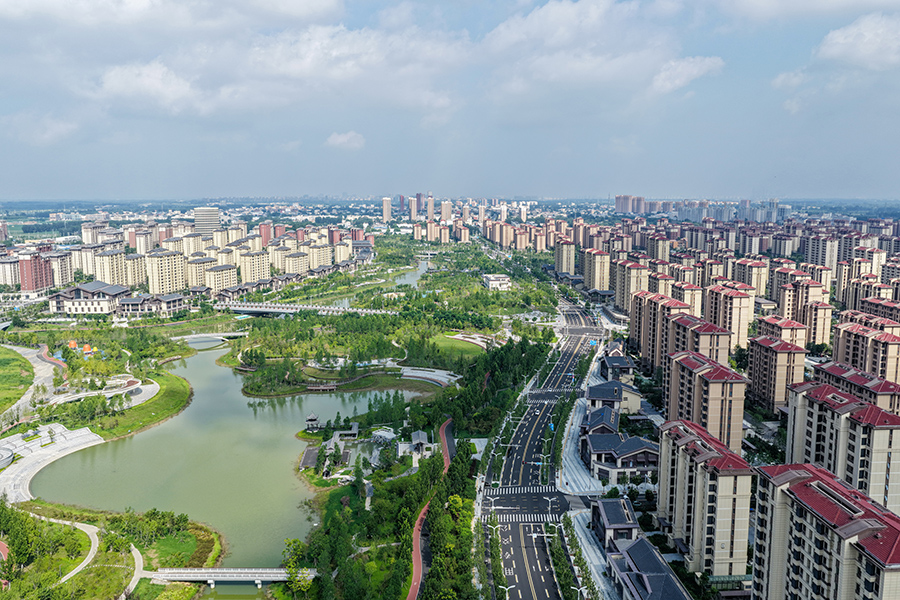 雄安新區容西片區。胡忠攝